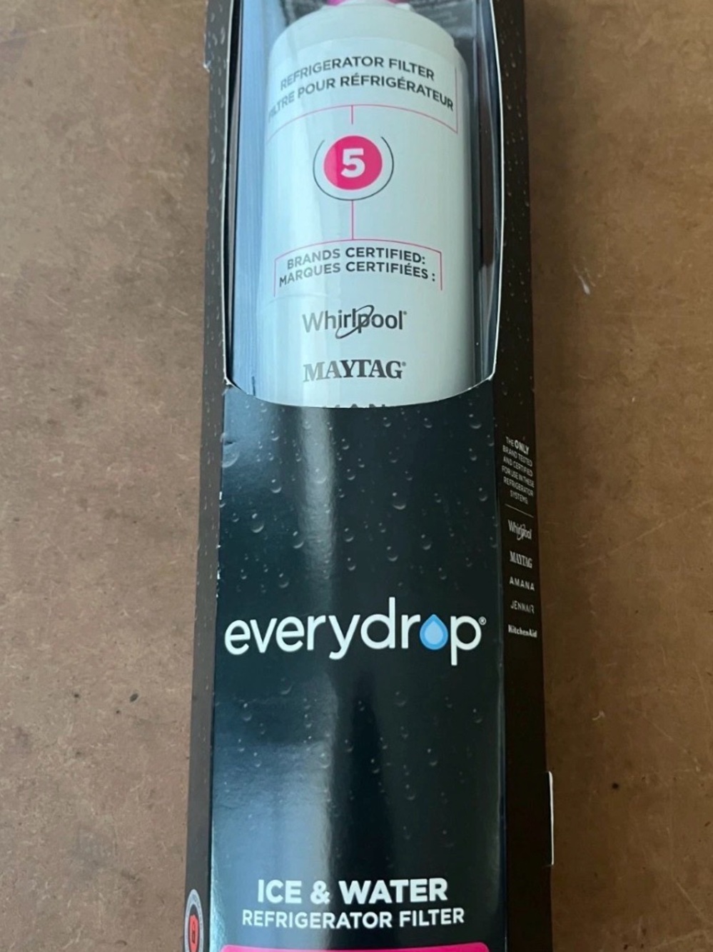 Whirlpool  EveryDrop Refrigerator Ice & Water Filter 5